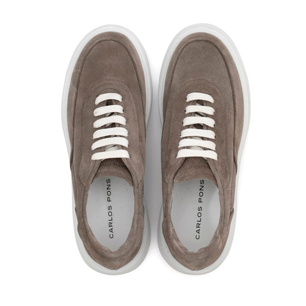 Pons Quintana Malaya Velour Grey Sneakers