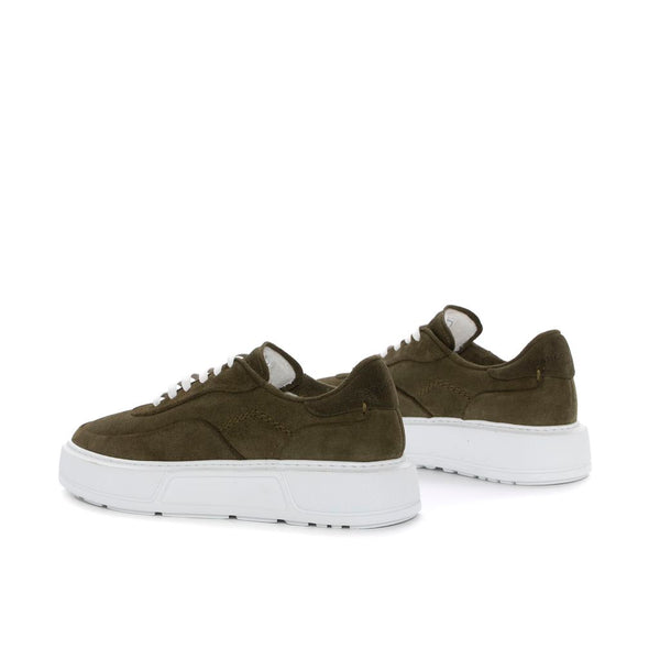 Pons Quintana Malaya Velour Olive Sneakers