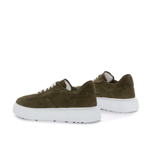 Pons Quintana Malaya Velour Olive Sneakers