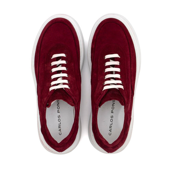 Pons Quintana Malaya Velour Prugna Sneakers