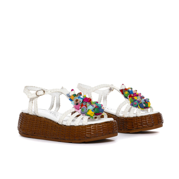 Pons Quintana MAUI WET MILK PLATFORM SANDAL