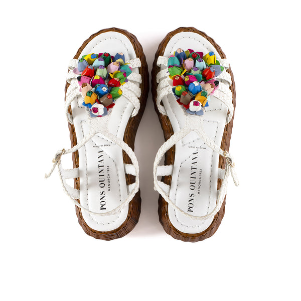 Pons Quintana MAUI WET MILK PLATFORM SANDAL