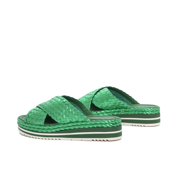 Pons Quintana MILAN METAL MINT PLATFORM SANDAL