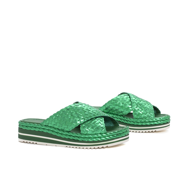 Pons Quintana MILAN METAL MINT PLATFORM SANDAL