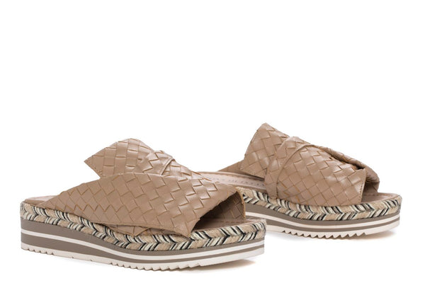 Pons Quintana MILAN TAUPE PLATFORM SANDAL