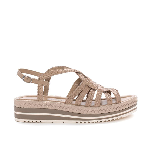 pons quintana MILAN TAUPE PLATFORM SANDAL