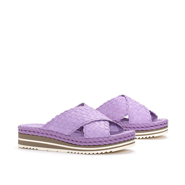 Pons Quintana MILAN WET LAVANDA PLATFORM SANDAL
