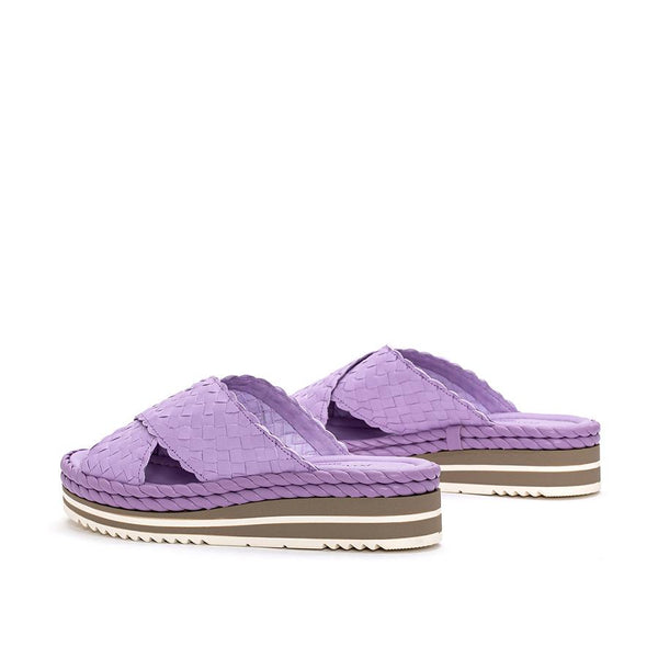 Pons Quintana MILAN WET LAVANDA PLATFORM SANDAL