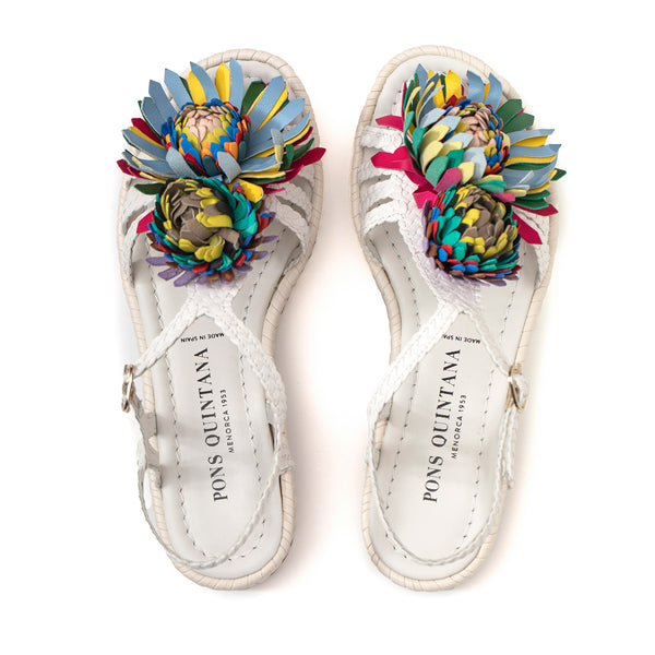 Pons Quintana MILAN WET MILK PLATFORM SANDAL