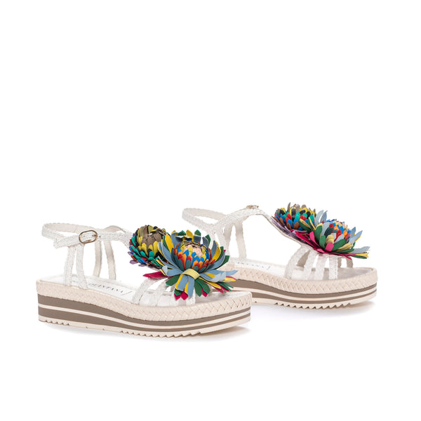 Pons Quintana MILAN WET MILK PLATFORM SANDAL