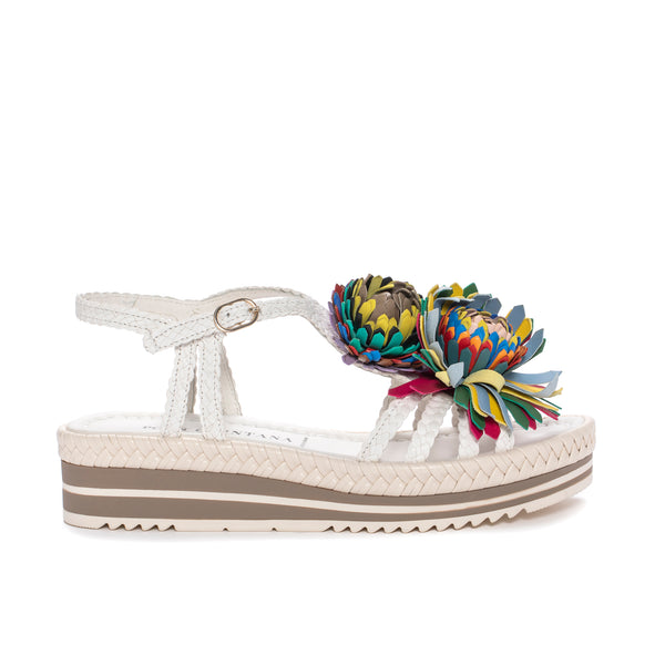 pons quintana MILAN WET MILK PLATFORM SANDAL
