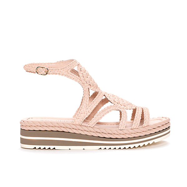 pons quintana MILAN WET PINK PLATFORM SANDAL
