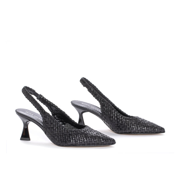 Pons Quintana MORITZ BLACK HEEL SANDAL