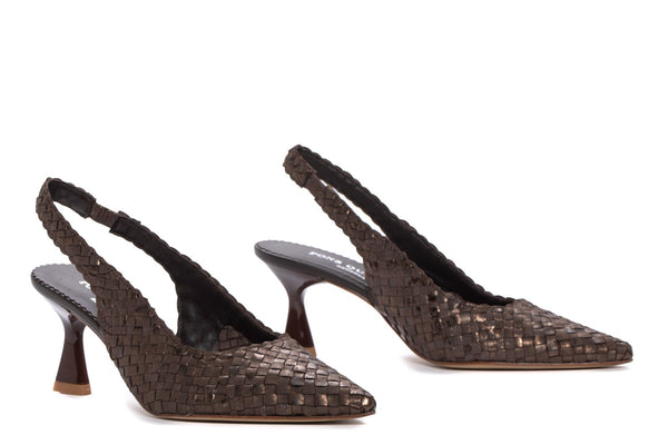 Pons Quintana MORITZ GAUDETTE COFFEE HEEL SANDAL