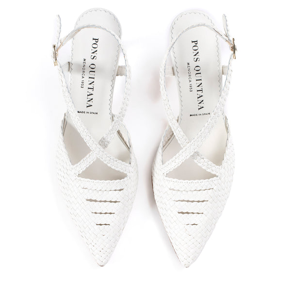 Pons Quintana MORITZ WET MILK HEEL SHOE