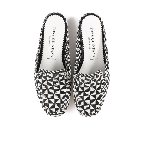 Pons Quintana MULE BARI WET MILK-BLACK