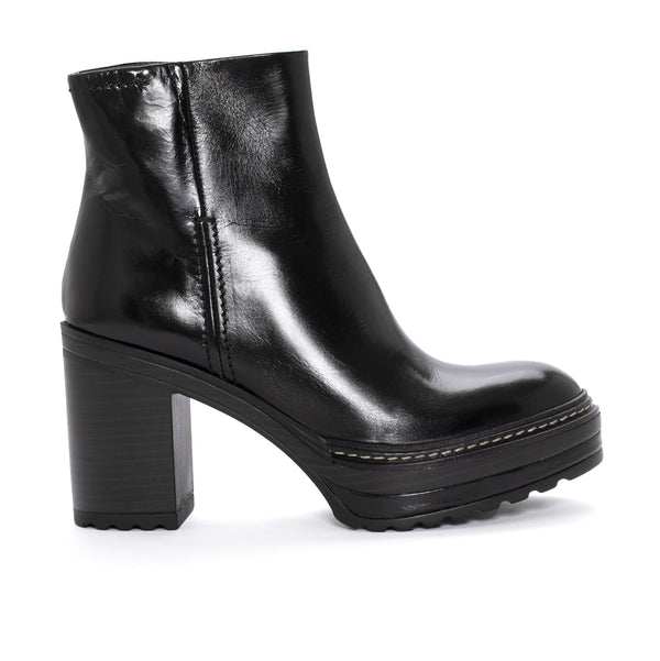 pons quintana OLIVIA BRANCH BLACK HEEL BOOT