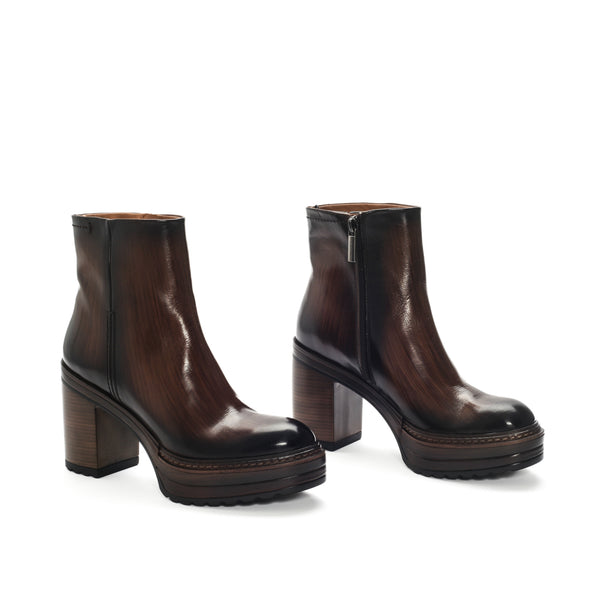 Pons Quintana OLIVIA BRANCH TOFFE HEEL BOOT