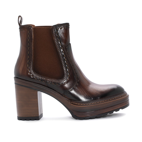 pons quintana OLIVIA BRANCH TOFFE HEEL BOOT