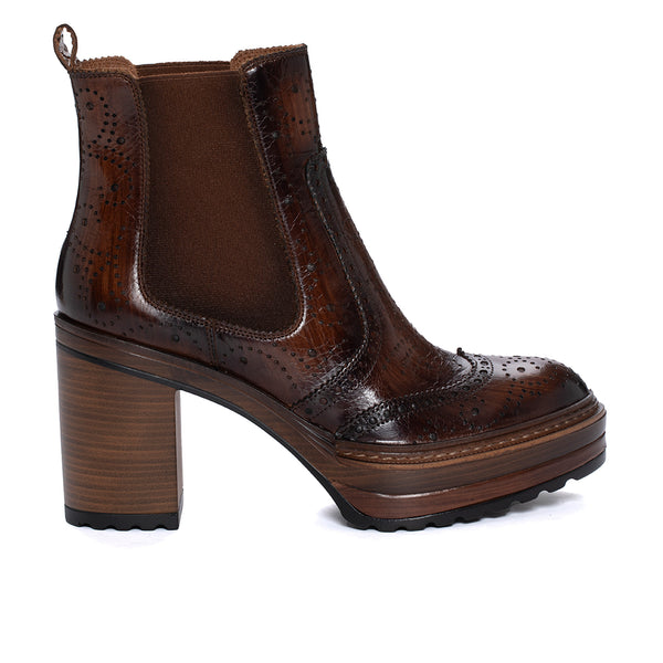 pons quintana OLIVIA BRANCH TOFFE HEEL BOOT