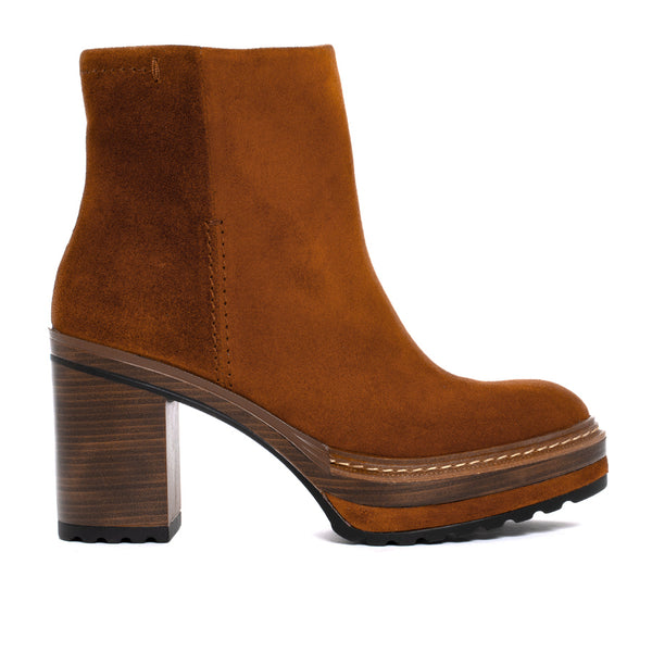 pons quintana OLIVIA VELOR LEATHER HEEL BOOT
