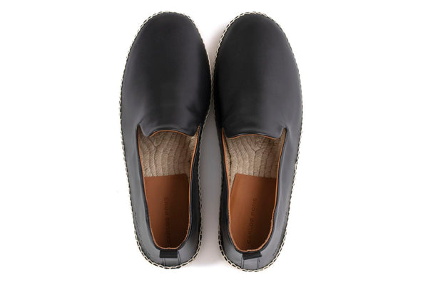 Pons Quintana OPAL BLACK NAPPA ESPADRILLE