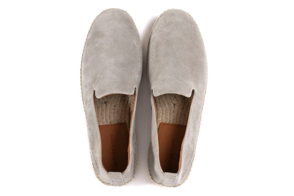 Pons Quintana OPAL GREY VELOUR ESPADRILLE