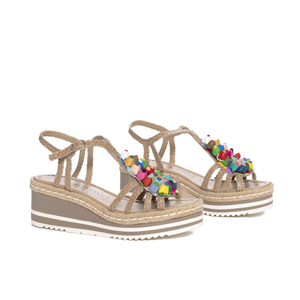 Pons Quintana PADOVA TAUPE PLATFORM SANDAL
