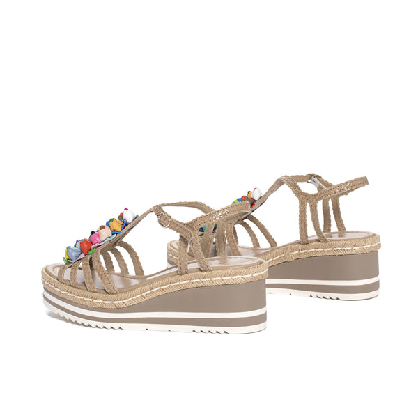 Pons Quintana PADOVA TAUPE PLATFORM SANDAL