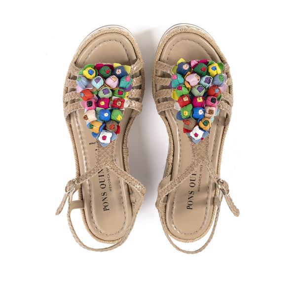 Pons Quintana PADOVA TAUPE PLATFORM SANDAL