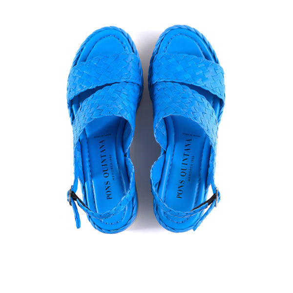 Pons Quintana PADOVA WET COBALT PLATFORM SANDAL