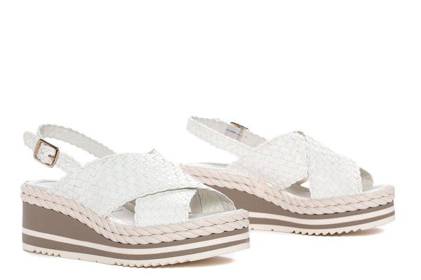 Pons Quintana PADOVA WET MILK PLATFORM SANDAL