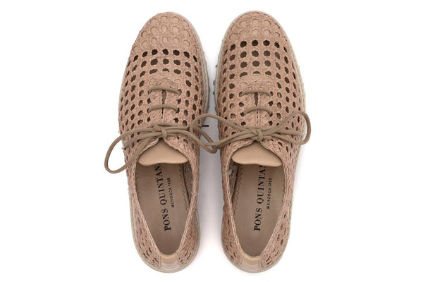 Pons Quintana PERU TAUPE LOW HEEL SHOE