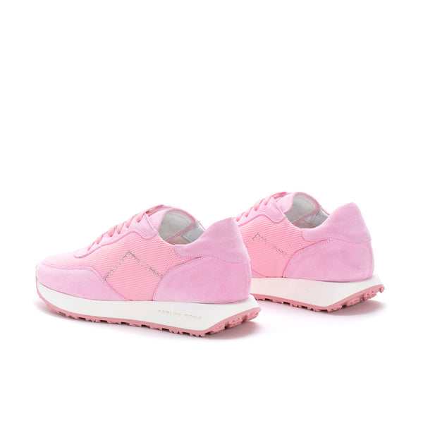 Pons Quintana PINK VELOR RUNNER SNEAKER