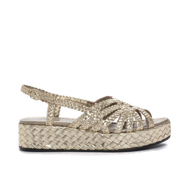 pons quintana PLATINUM METAL FORLI PLATFORM SANDAL