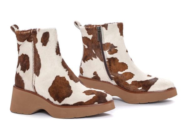 Pons Quintana RAQUEL PLATFORM ANKLE BOOT EBONY