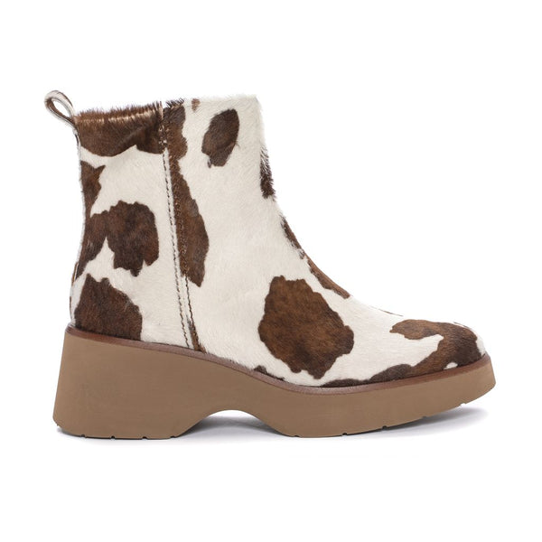 pons quintana RAQUEL PLATFORM ANKLE BOOT EBONY