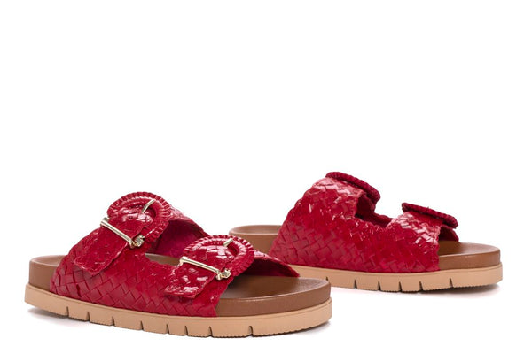 Pons Quintana SANDALIA PLANA CAIMAN RUBI