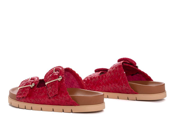 Pons Quintana SANDALIA PLANA CAIMAN RUBI