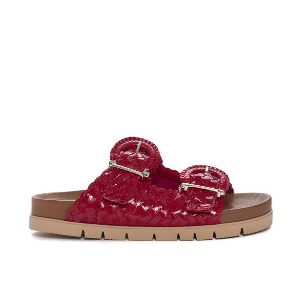 pons quintana SANDALIA PLANA CAIMAN RUBI