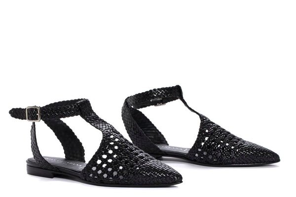 Pons Quintana SANDALIA PLANA CAIRO NEGRO