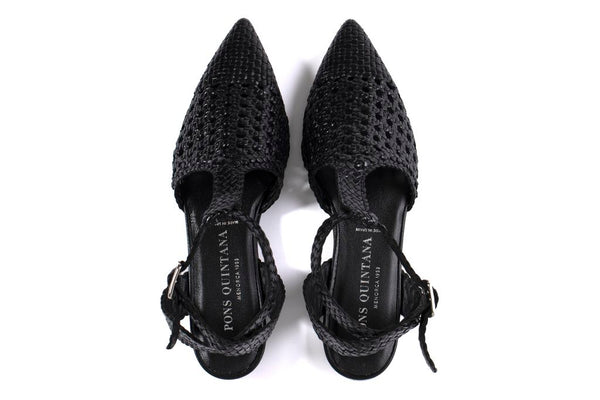 Pons Quintana SANDALIA PLANA CAIRO NEGRO