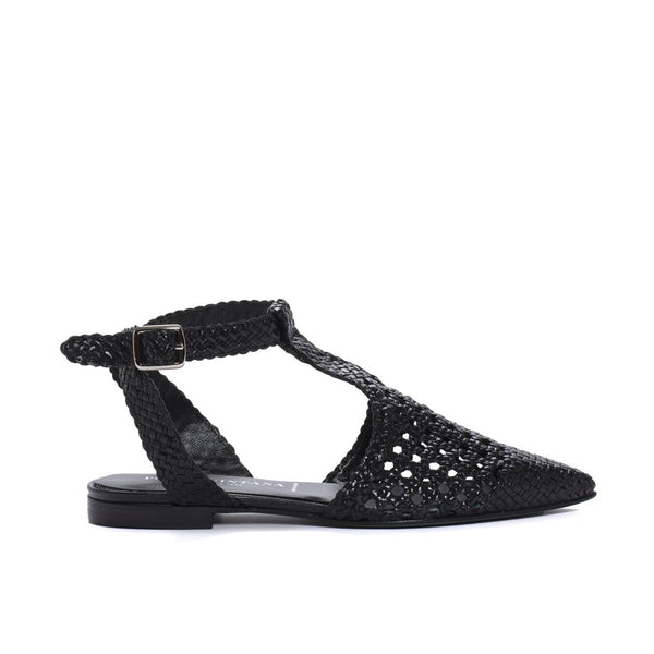 pons quintana SANDALIA PLANA CAIRO NEGRO