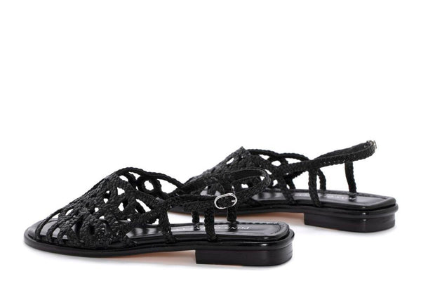 Pons Quintana SANDALIA PLANA TINA NEGRO