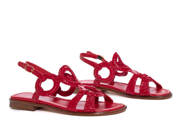 Pons Quintana SANDALIA PLANA TINA RUBI