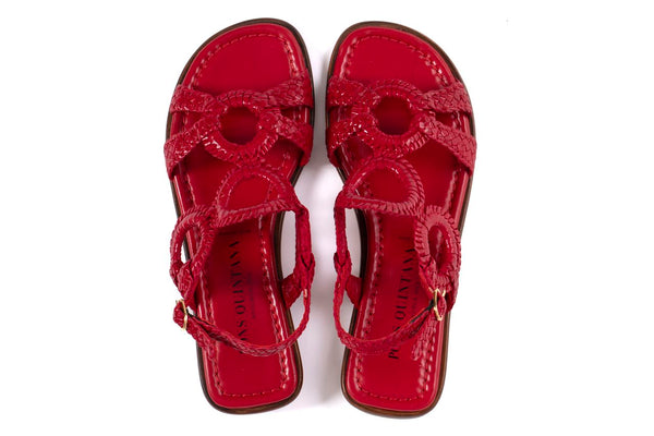 Pons Quintana SANDALIA PLANA TINA RUBI