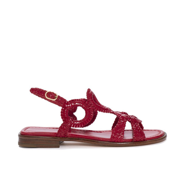 pons quintana SANDALIA PLANA TINA RUBI