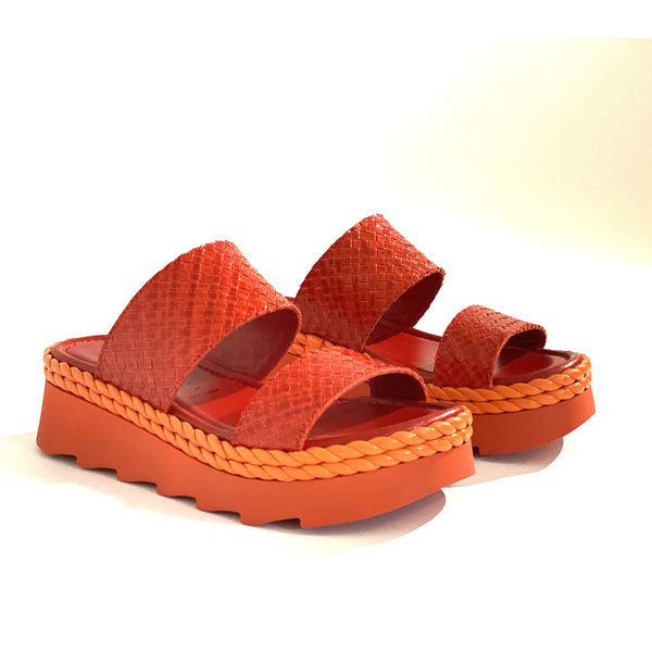 Pons Quintana SANDALIA PLATAFORMA ALEXIA MANDARINA