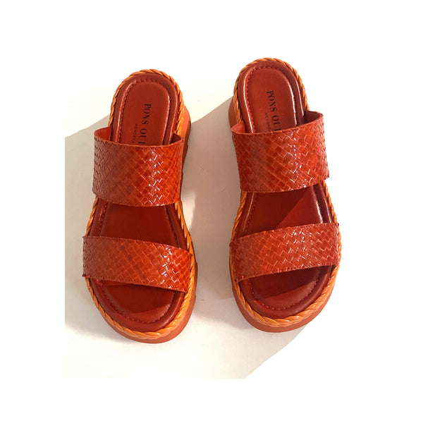 Pons Quintana SANDALIA PLATAFORMA ALEXIA MANDARINA