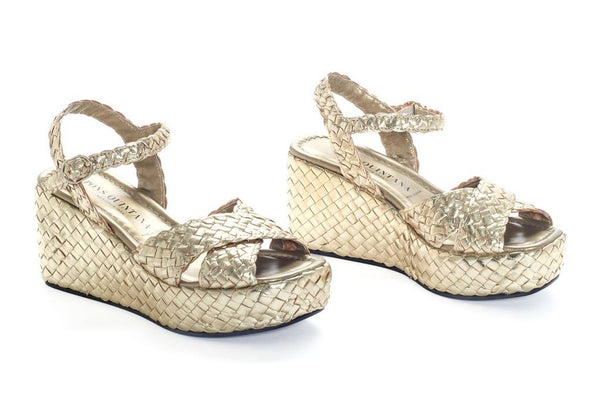 Pons Quintana SANDALIA PLATAFORMA ANKARA PLATINO